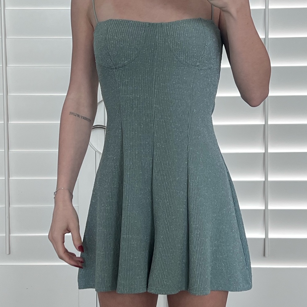 Light blue sparkly romper